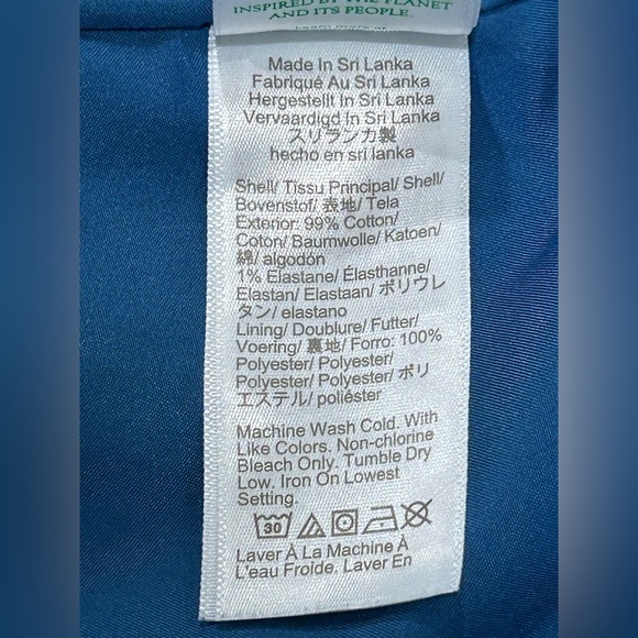 J. Crew Blue Button-Front Mini Skirt - Picture 11 of 13